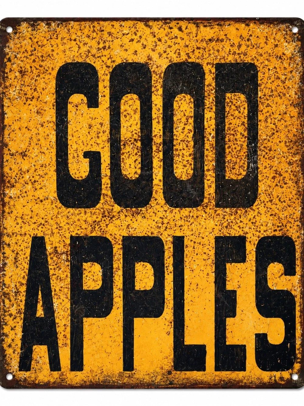 NEW Good Apple Metal Sign